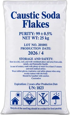 كوستك صودا (صودا كاوية) - Caustic Soda Flakes 99%